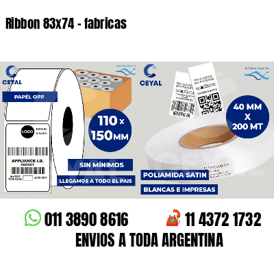 Ribbon 83x74 - fabricas