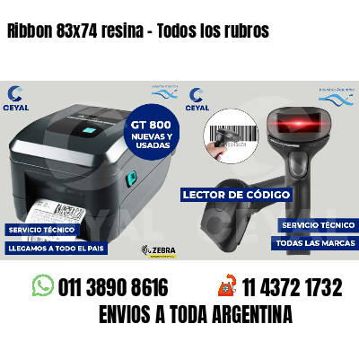 Ribbon 83x74 resina - Todos los rubros
