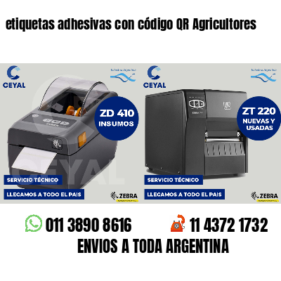 etiquetas adhesivas con código QR Agricultores