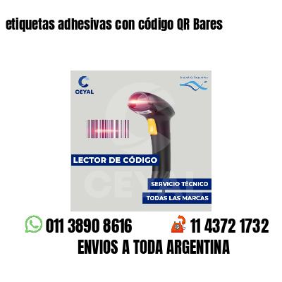 etiquetas adhesivas con código QR Bares