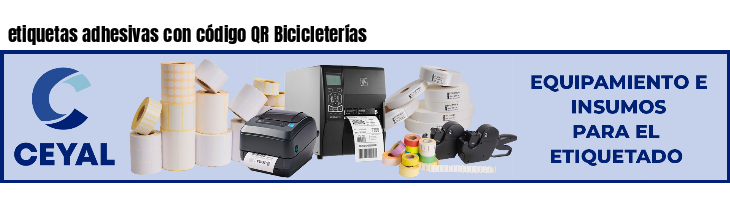 etiquetas adhesivas con código QR Bicicleterías