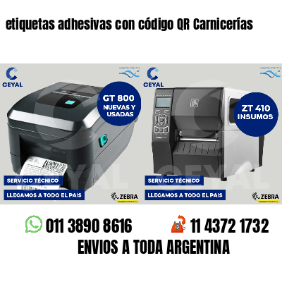 etiquetas adhesivas con código QR Carnicerías