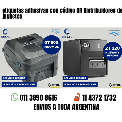 etiquetas adhesivas con código QR Distribuidores de juguetes