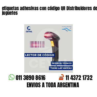 etiquetas adhesivas con código QR Distribuidores de juguetes