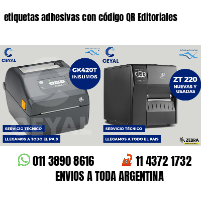 etiquetas adhesivas con código QR Editoriales