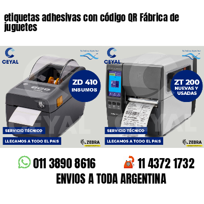 etiquetas adhesivas con código QR Fábrica de juguetes