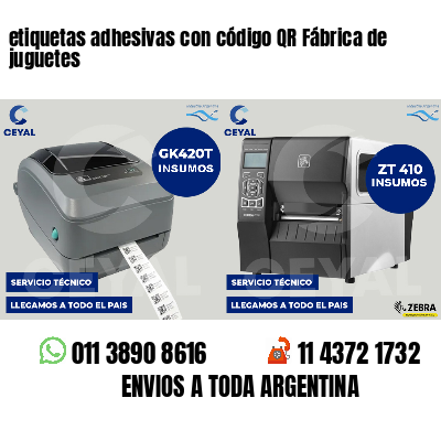 etiquetas adhesivas con código QR Fábrica de juguetes