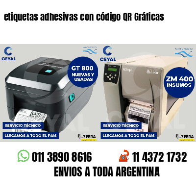 etiquetas adhesivas con código QR Gráficas