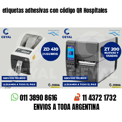 etiquetas adhesivas con código QR Hospitales