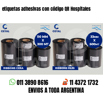 etiquetas adhesivas con código QR Hospitales