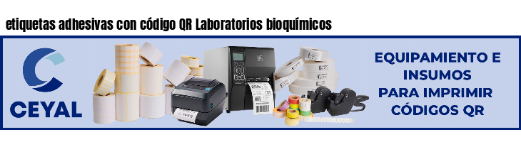 etiquetas adhesivas con código QR Laboratorios bioquímicos