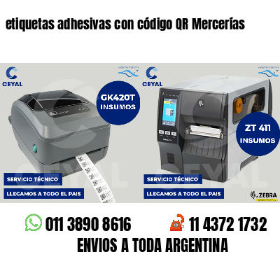 etiquetas adhesivas con código QR Mercerías