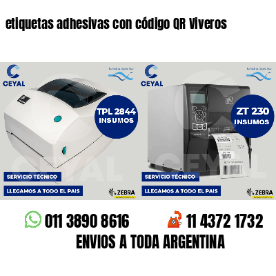 etiquetas adhesivas con código QR Viveros