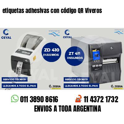 etiquetas adhesivas con código QR Viveros