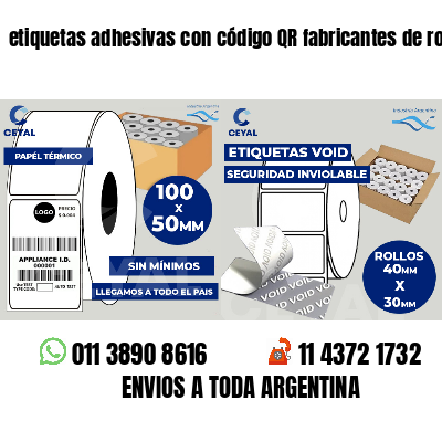 etiquetas adhesivas con código QR fabricantes de ropa