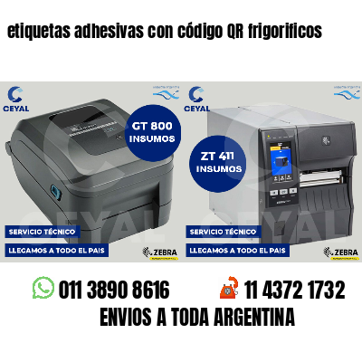 etiquetas adhesivas con código QR frigorificos