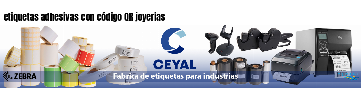 etiquetas adhesivas con código QR joyerias