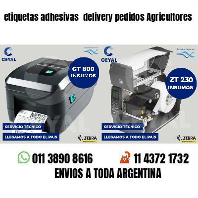 etiquetas adhesivas  delivery pedidos Agricultores