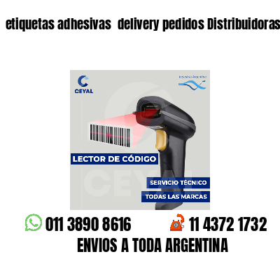 etiquetas adhesivas  delivery pedidos Distribuidoras