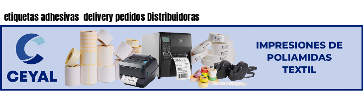 etiquetas adhesivas  delivery pedidos Distribuidoras
