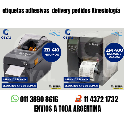 etiquetas adhesivas  delivery pedidos Kinesiología