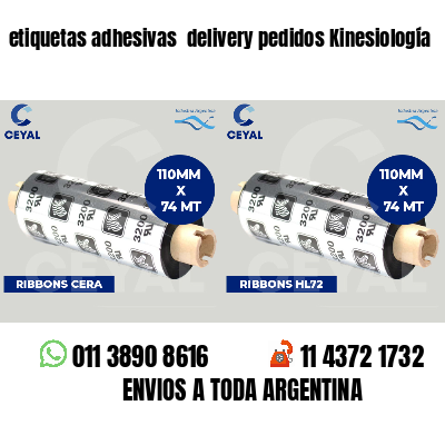 etiquetas adhesivas delivery pedidos Kinesiología