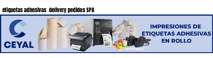 etiquetas adhesivas delivery pedidos SPA