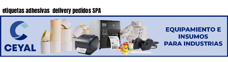 etiquetas adhesivas  delivery pedidos SPA