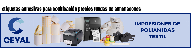 etiquetas adhesivas para codificación precios fundas de almohadones
