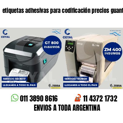 etiquetas adhesivas para codificación precios guantes