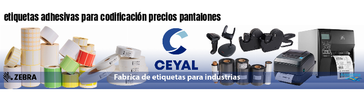 etiquetas adhesivas para codificación precios pantalones