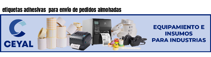 etiquetas adhesivas  para envío de pedidos almohadas