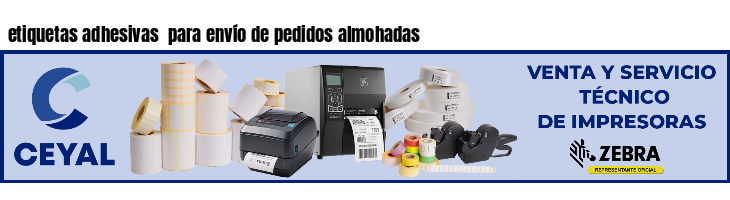 etiquetas adhesivas  para envío de pedidos almohadas