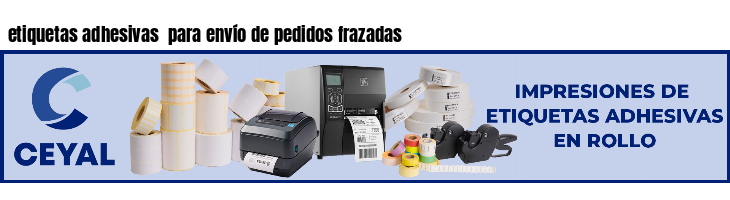 etiquetas adhesivas para envío de pedidos frazadas