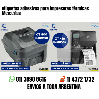 etiquetas adhesivas para impresoras térmicas Mercerías