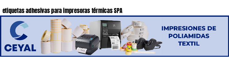 etiquetas adhesivas para impresoras térmicas SPA