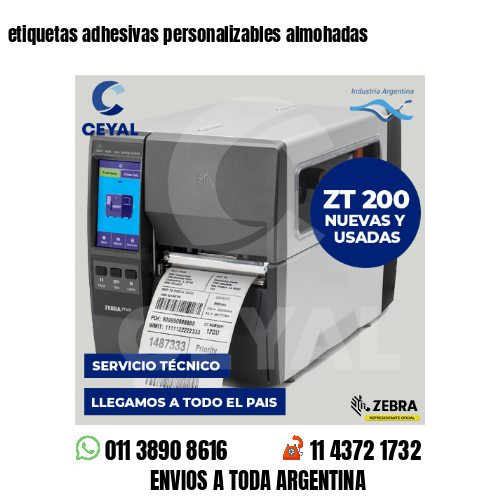etiquetas adhesivas personalizables almohadas