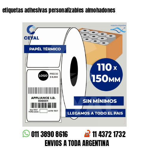 etiquetas adhesivas personalizables almohadones