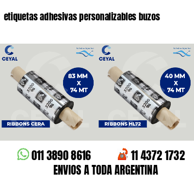 etiquetas adhesivas personalizables buzos
