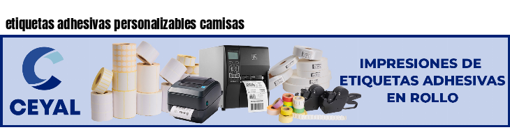 etiquetas adhesivas personalizables camisas