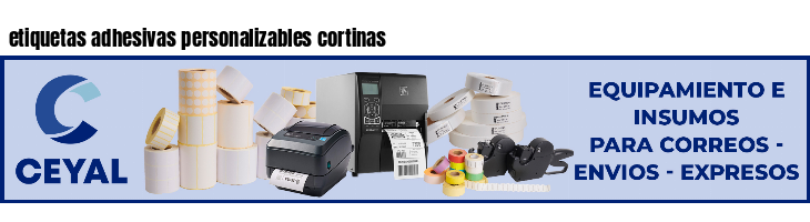 etiquetas adhesivas personalizables cortinas