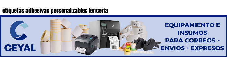 etiquetas adhesivas personalizables lenceria