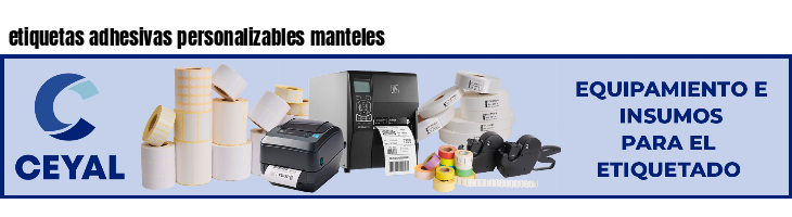 etiquetas adhesivas personalizables manteles