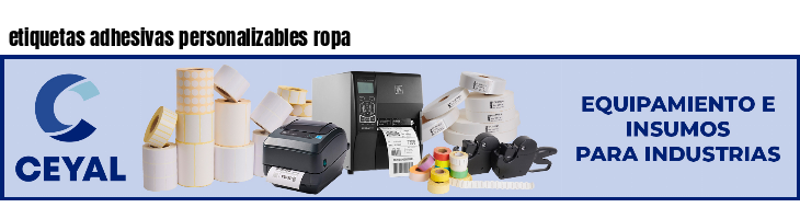 etiquetas adhesivas personalizables ropa
