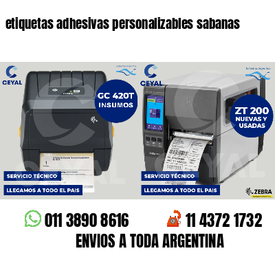 etiquetas adhesivas personalizables sabanas