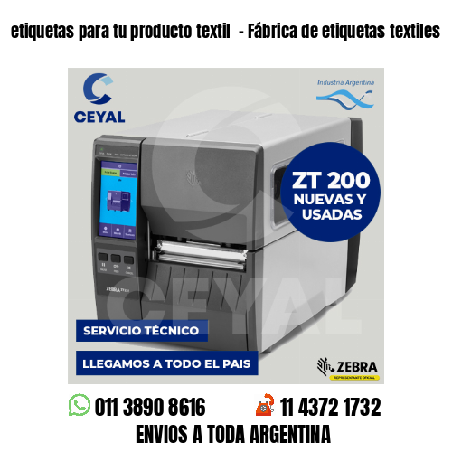 etiquetas para tu producto textil  – Fábrica de etiquetas textiles