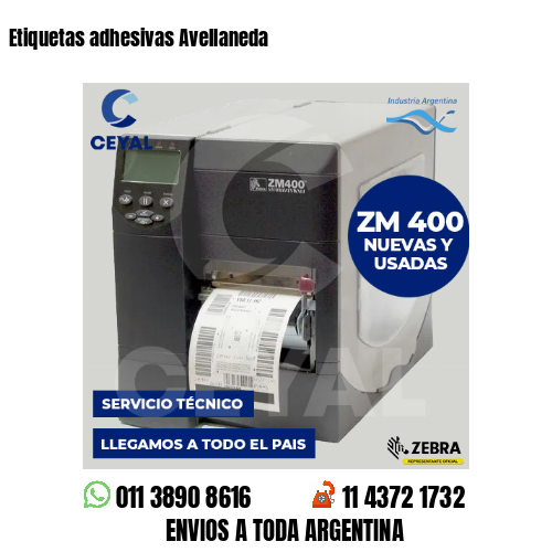 Etiquetas adhesivas Avellaneda