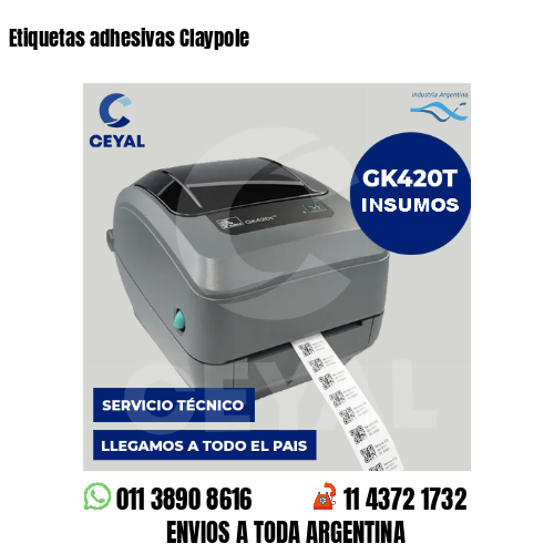 Etiquetas adhesivas Claypole