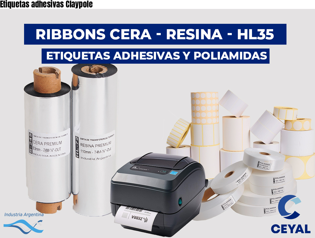 Etiquetas adhesivas Claypole