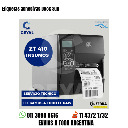 Etiquetas adhesivas Dock Sud